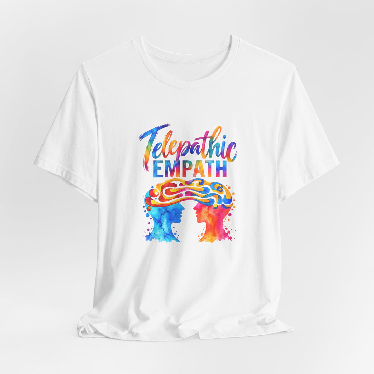 Telepathic Empath T‑Shirt — Colorful Psychic Soul Connection Tee