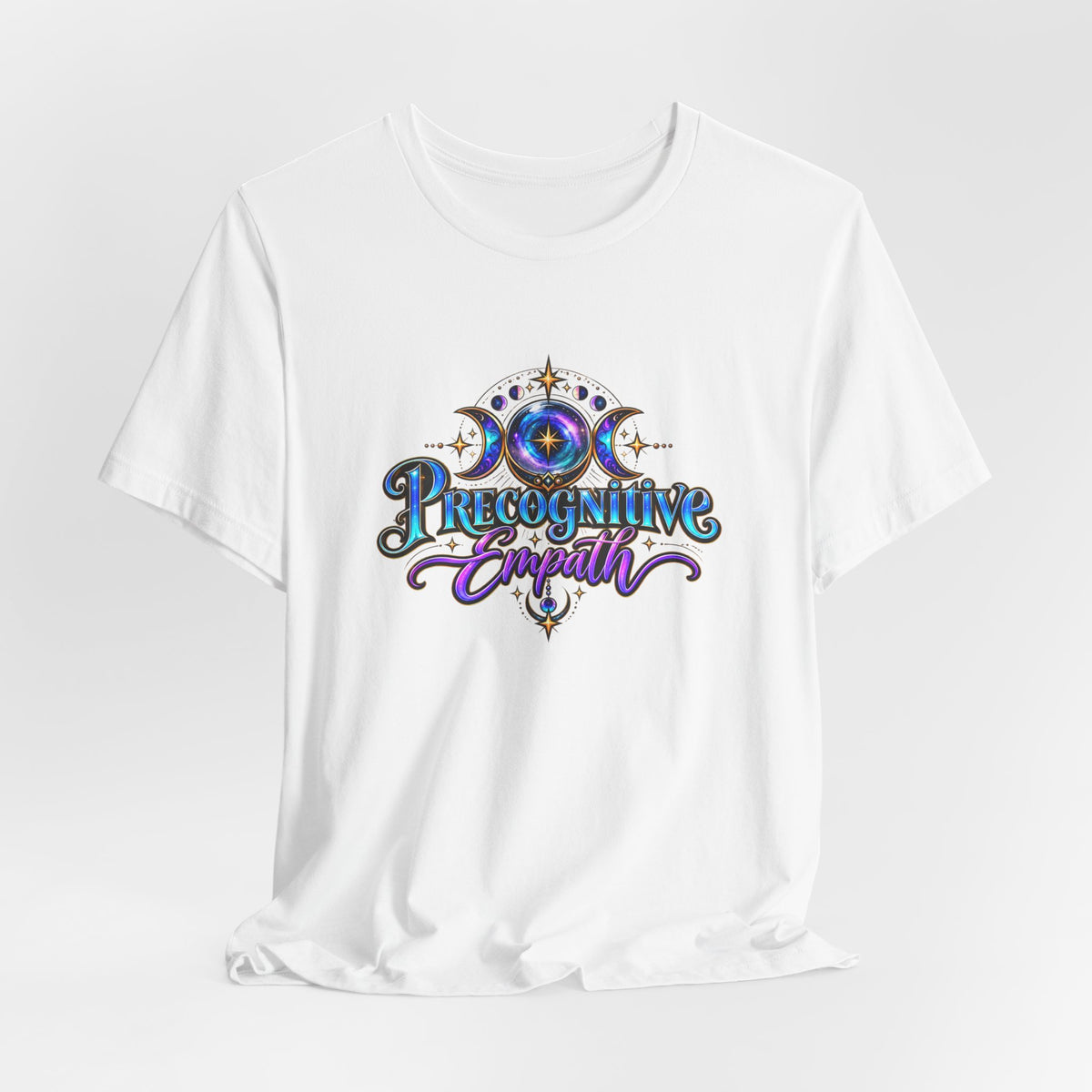 Recognize Empath T-Shirt — Spiritual Moon & Crystal Graphic Tee for Healers