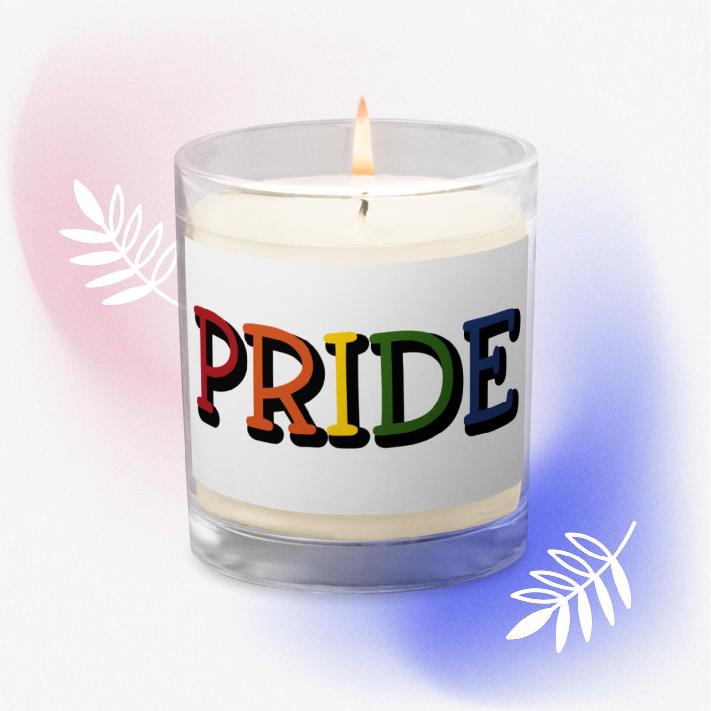 Pride soy wax candle