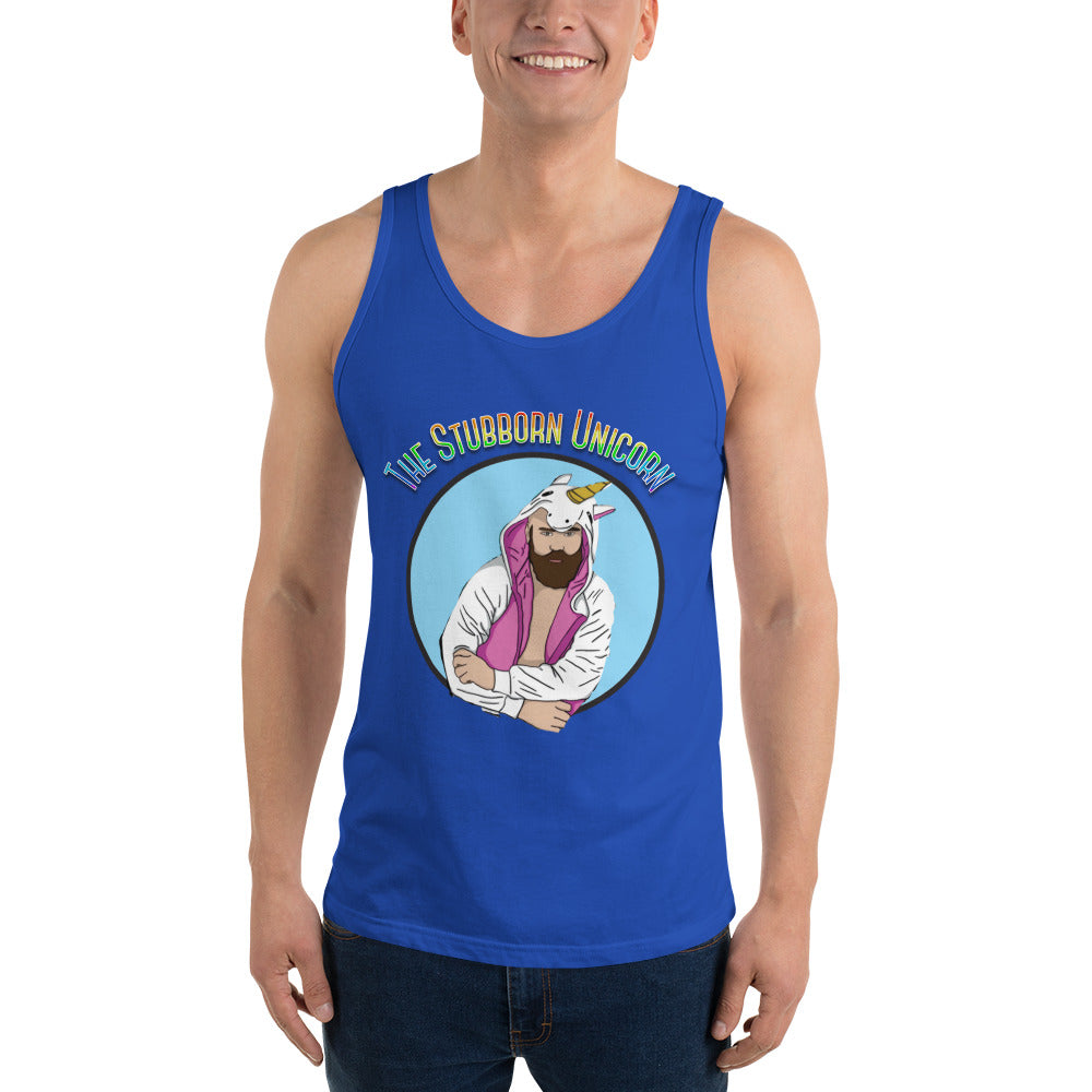 The Stubborn Unicorn Cartoon Tank Top