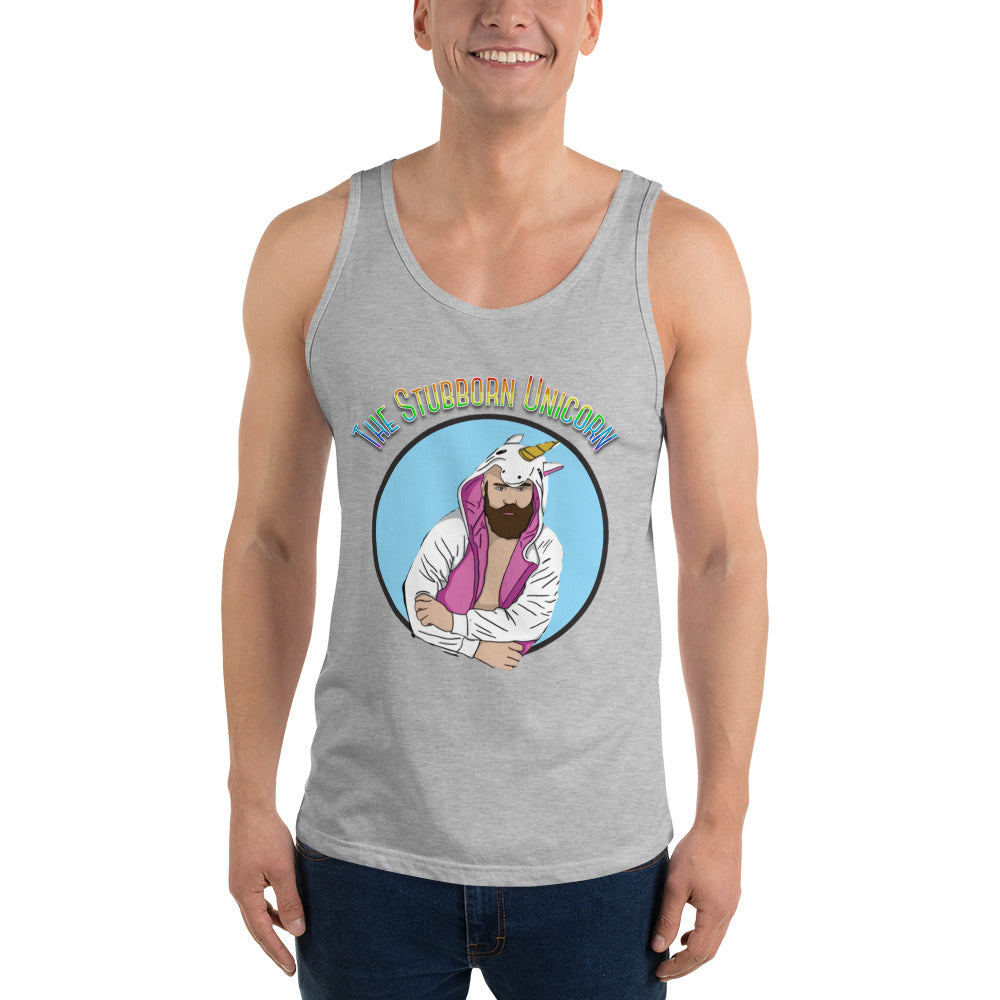The Stubborn Unicorn Cartoon Tank Top