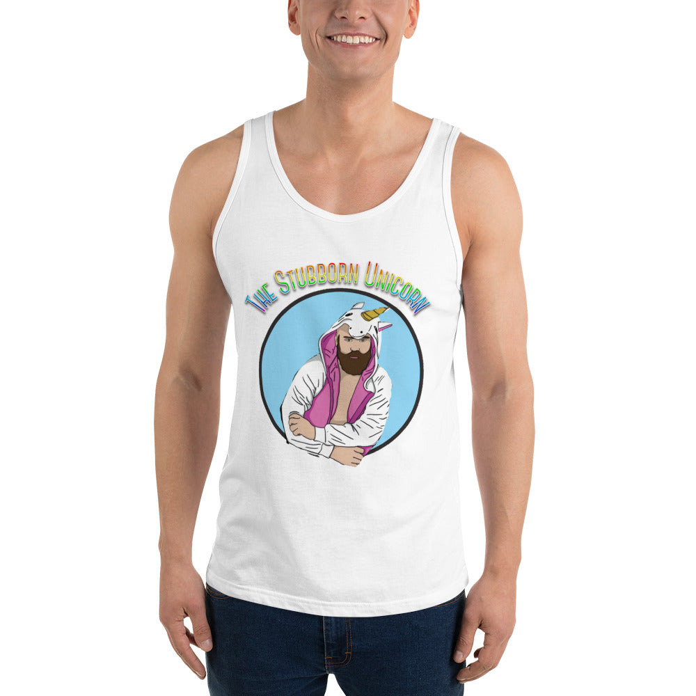 The Stubborn Unicorn Cartoon Tank Top