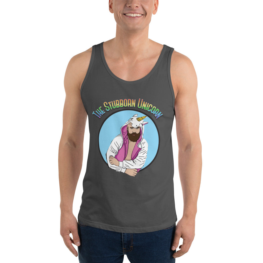 The Stubborn Unicorn Cartoon Tank Top