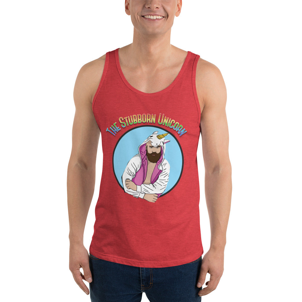 The Stubborn Unicorn Cartoon Tank Top