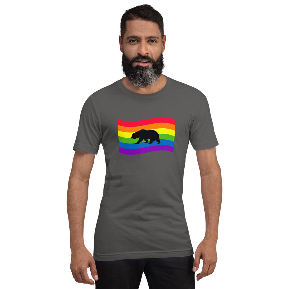 Bear Pride Rainbow Flag T-Shirt