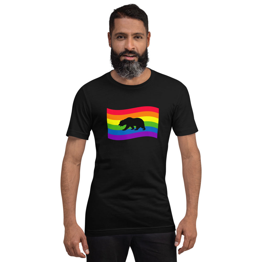 Bear Pride Rainbow Flag T-Shirt