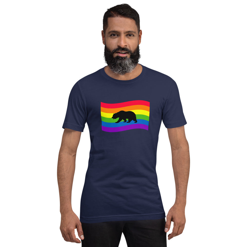 Bear Pride Rainbow Flag T-Shirt