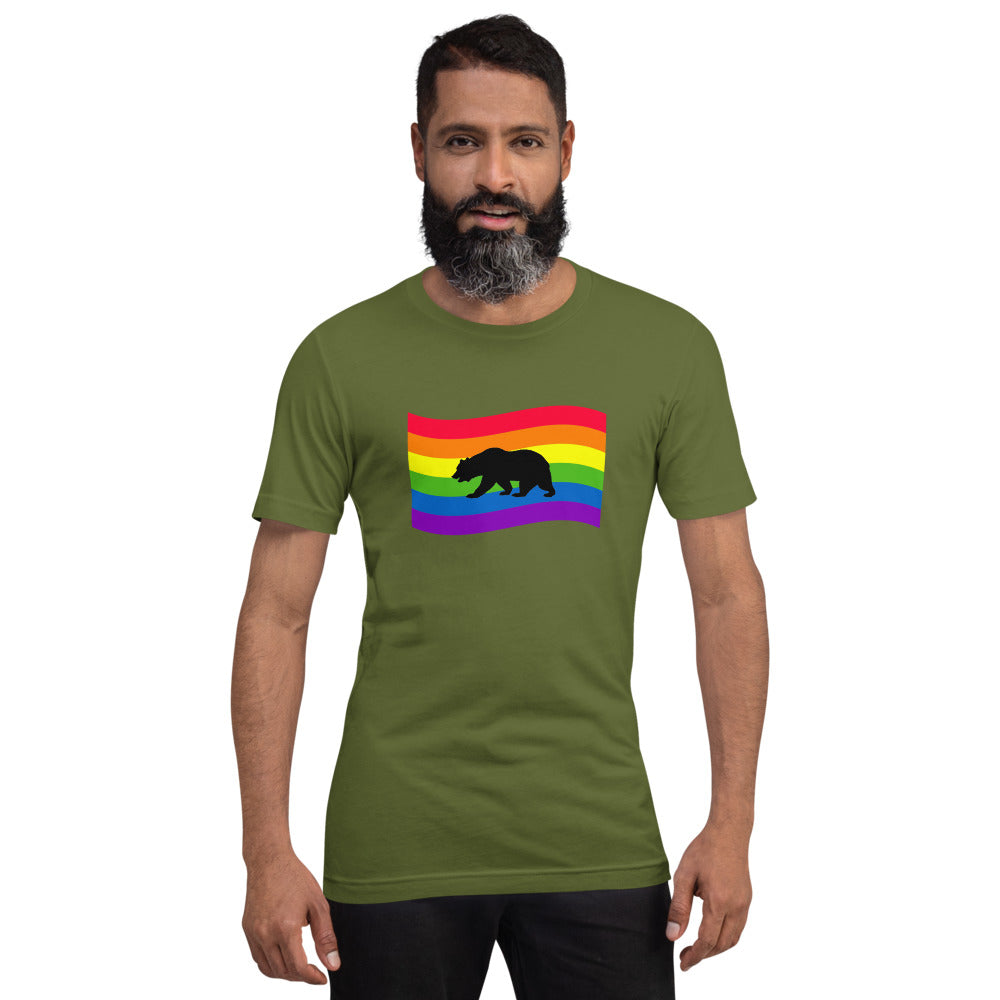 Bear Pride Rainbow Flag T-Shirt