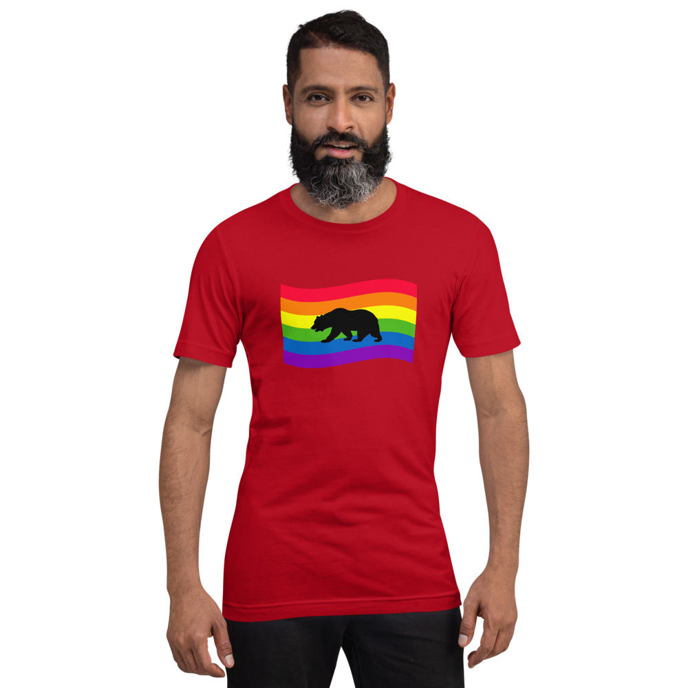 Bear Pride Rainbow Flag T-Shirt