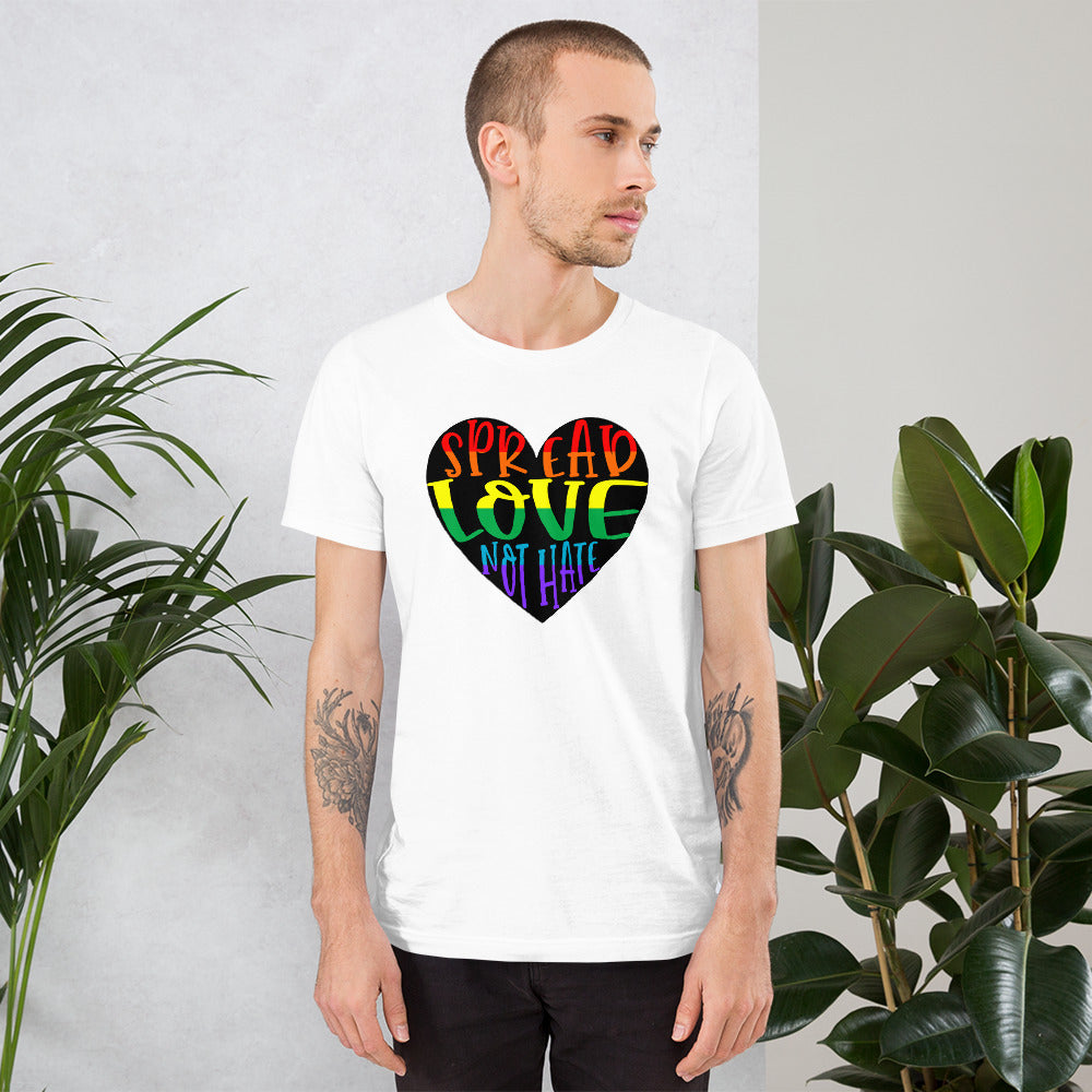 Spread Love Not Hate Heart T-Shirt
