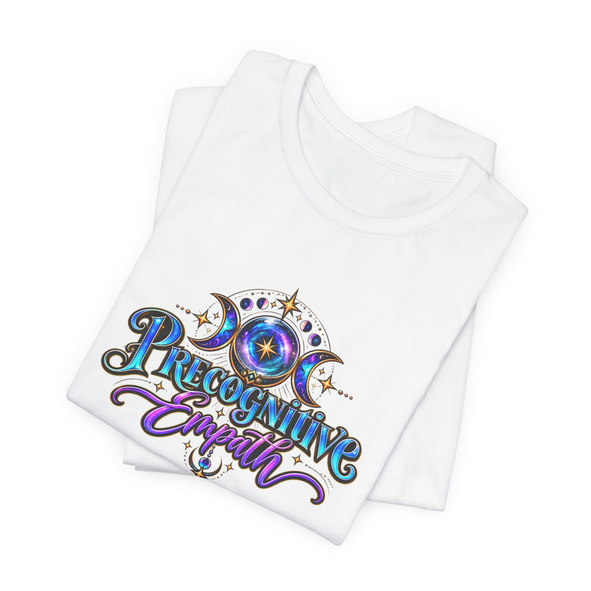 Recognize Empath T-Shirt — Spiritual Moon & Crystal Graphic Tee for Healers