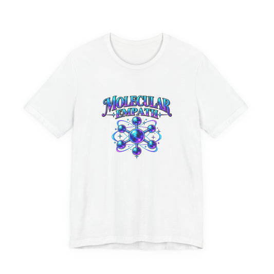 Molecular Empathy T‑Shirt — Retro Sci‑Fi Atom Graphic Tee
