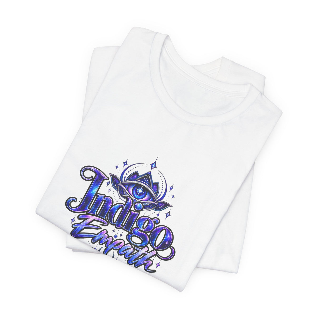 Indigo Empath T‑Shirt — Spiritual Third Eye Graphic Tee