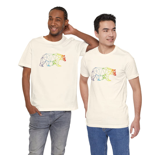Geometric Bear Pride - Short Sleeve Tee