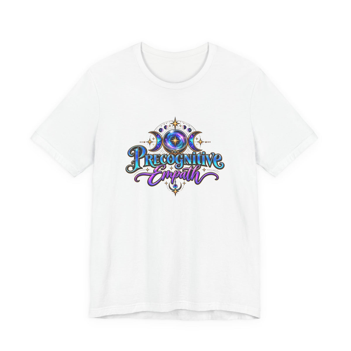 Recognize Empath T-Shirt — Spiritual Moon & Crystal Graphic Tee for Healers