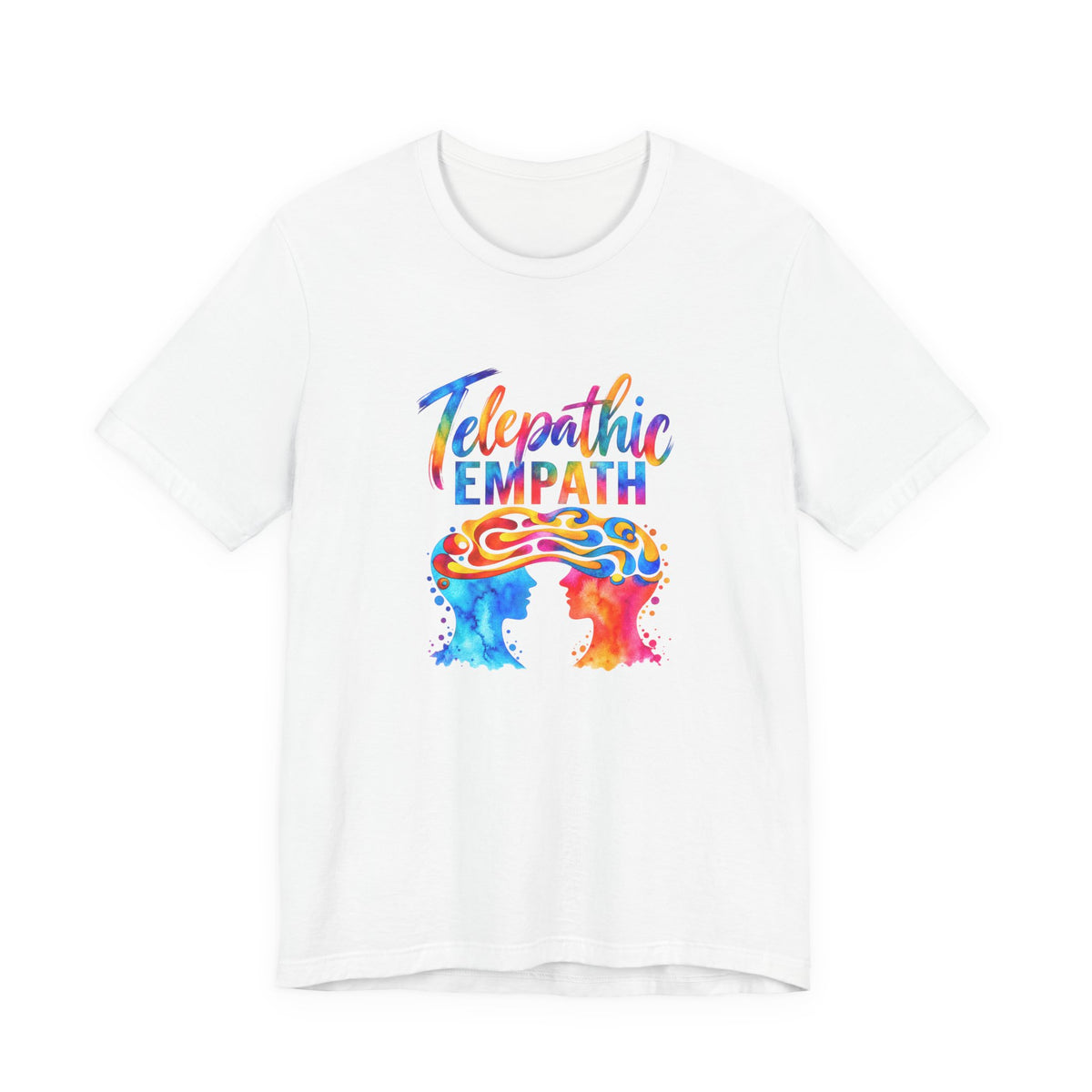 Telepathic Empath T‑Shirt — Colorful Psychic Soul Connection Tee