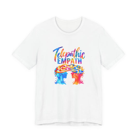 Telepathic Empath T‑Shirt — Colorful Psychic Soul Connection Tee