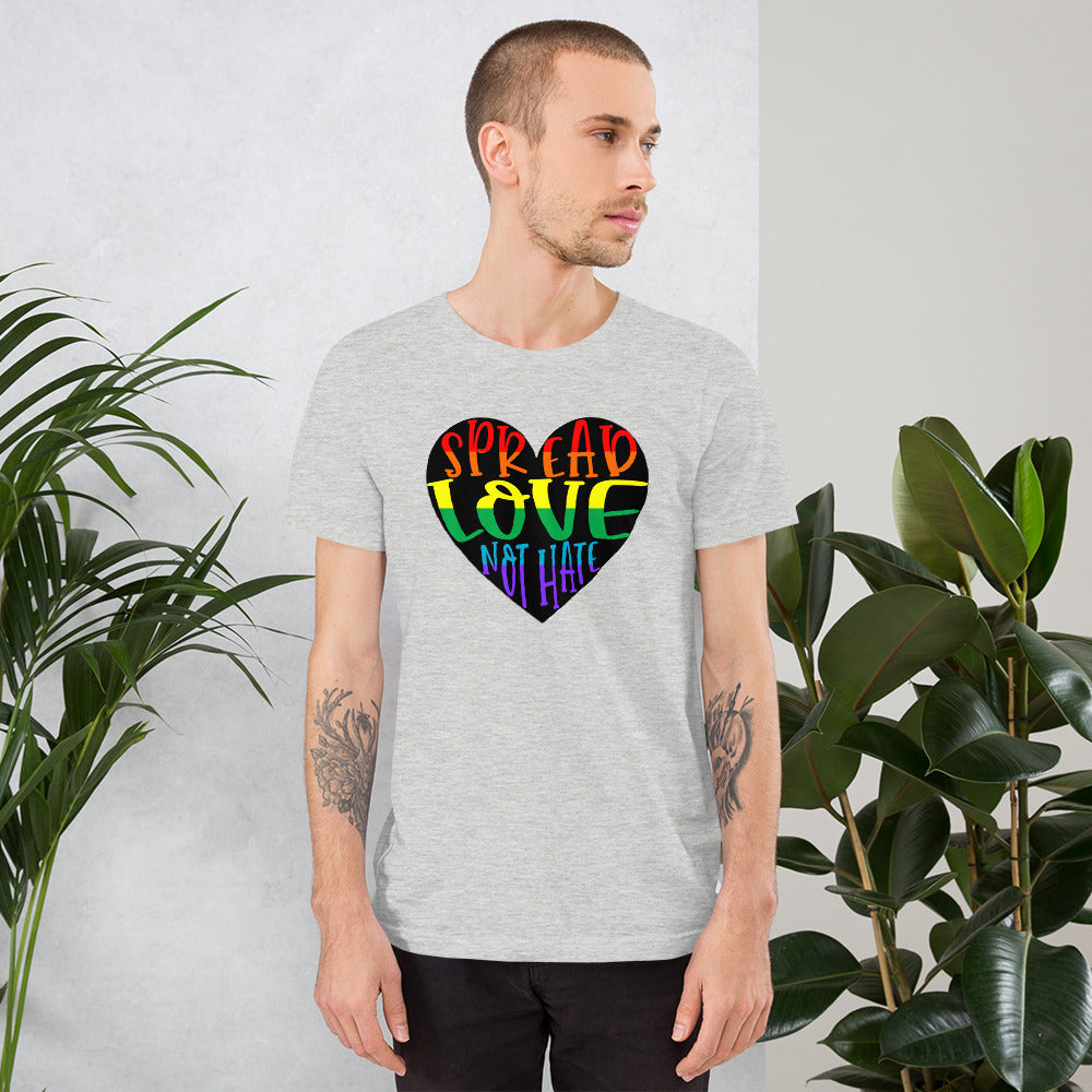 Spread Love Not Hate Heart T-Shirt