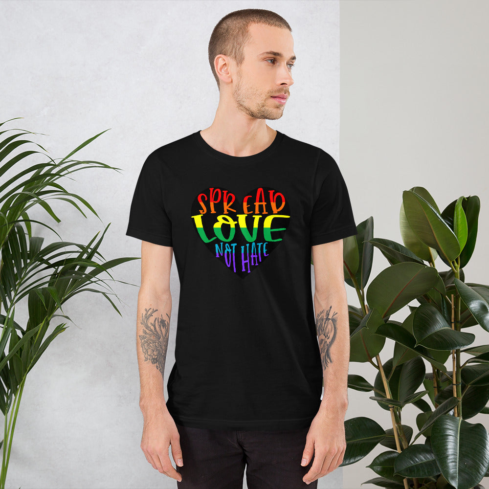 Spread Love Not Hate Heart T-Shirt