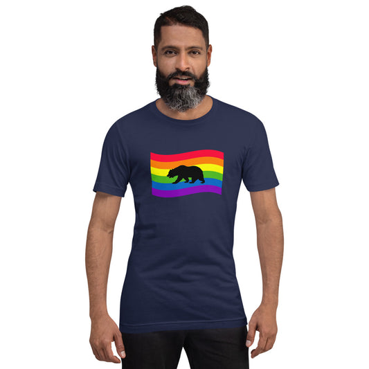 Bear Pride Rainbow Flag T-Shirt