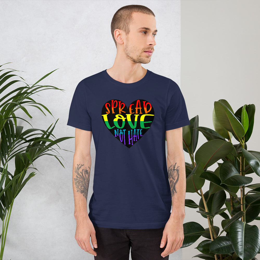 Spread Love Not Hate Heart T-Shirt