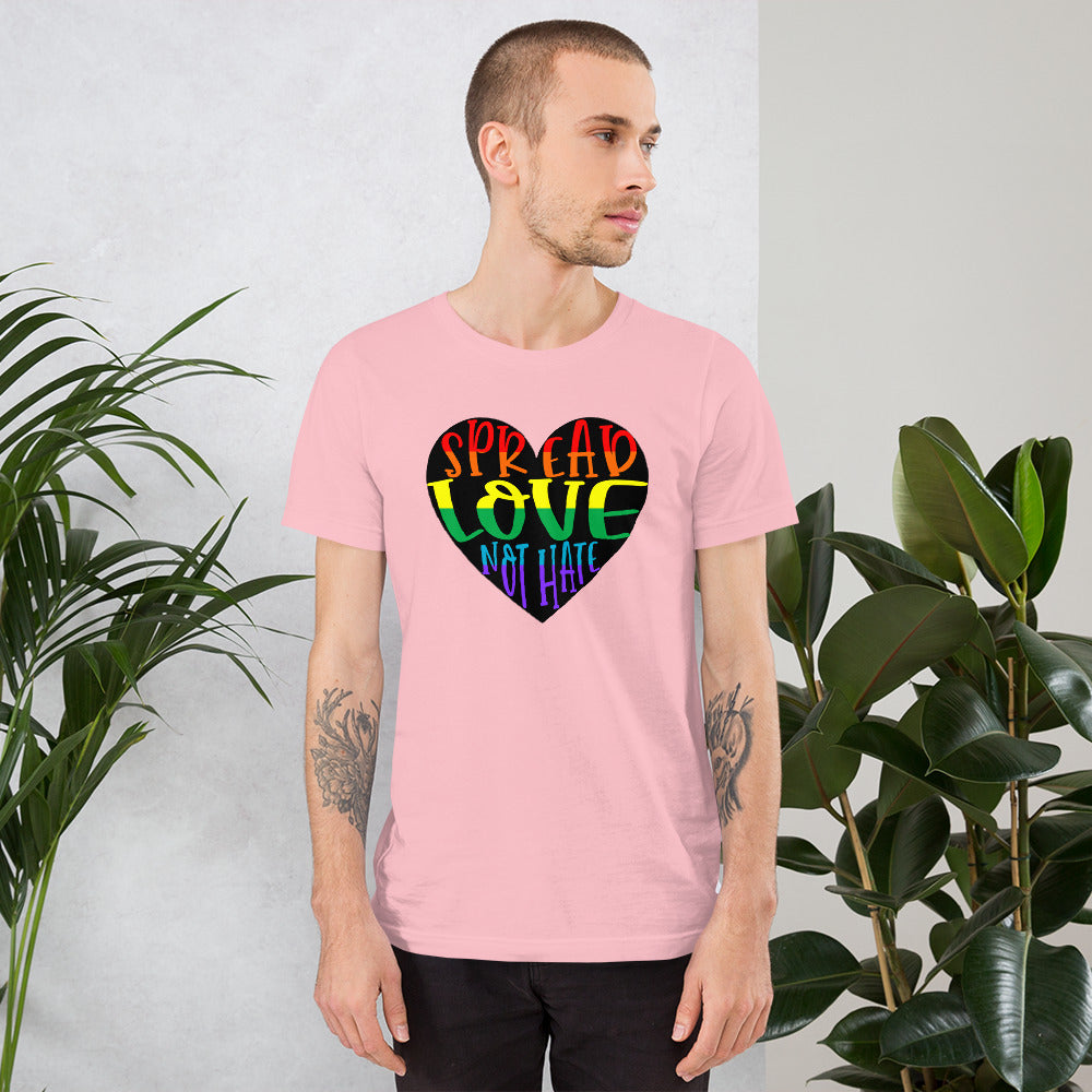 Spread Love Not Hate Heart T-Shirt