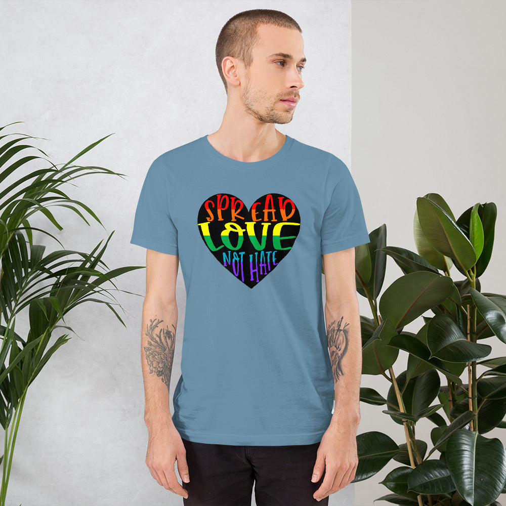 Spread Love Not Hate Heart T-Shirt